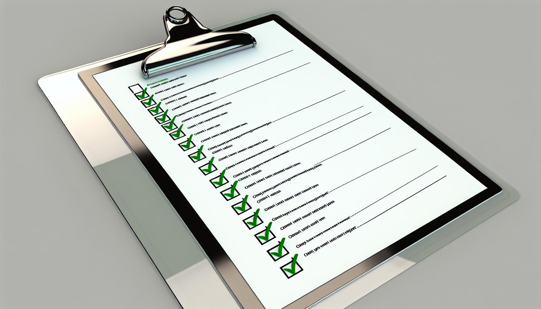 checklist