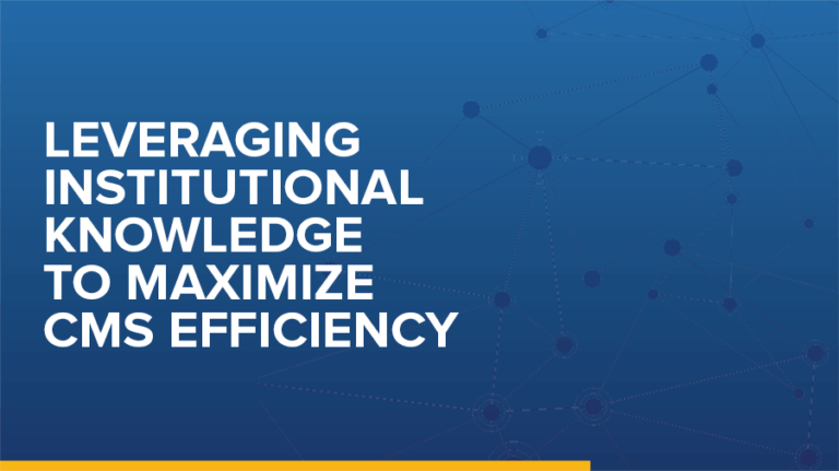 leveraging institutional knowledge